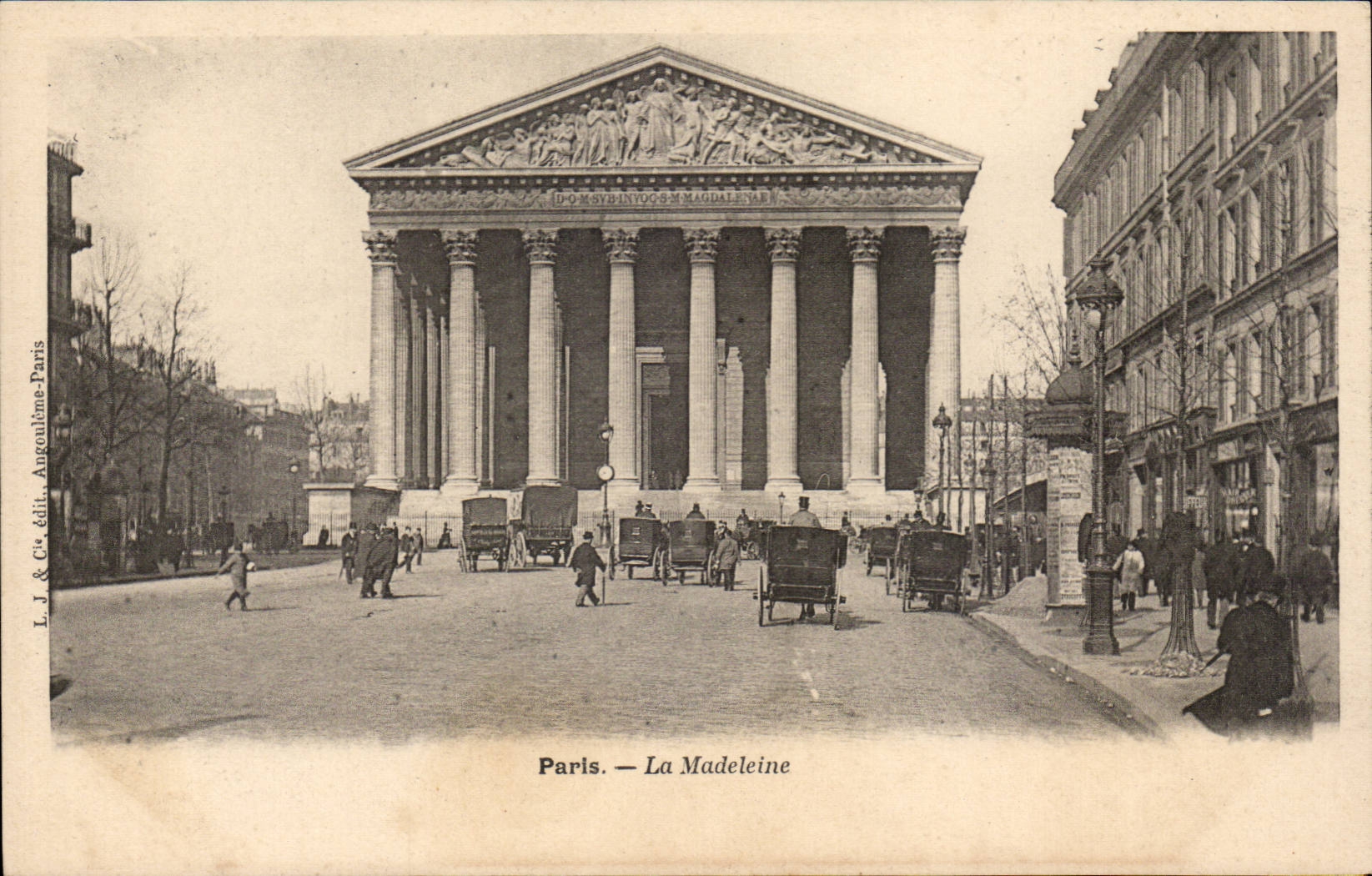 Paris CPA the madeleine
