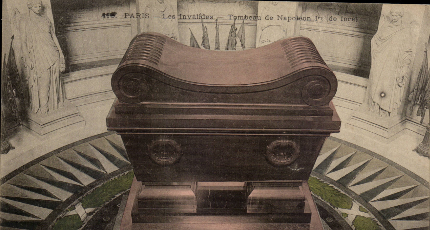 Paris CPA Invalides the Tomb of Napoleon 1st