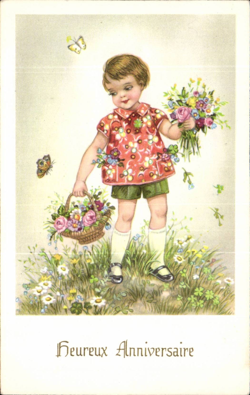 CPA Fantasy Happy Child birthday