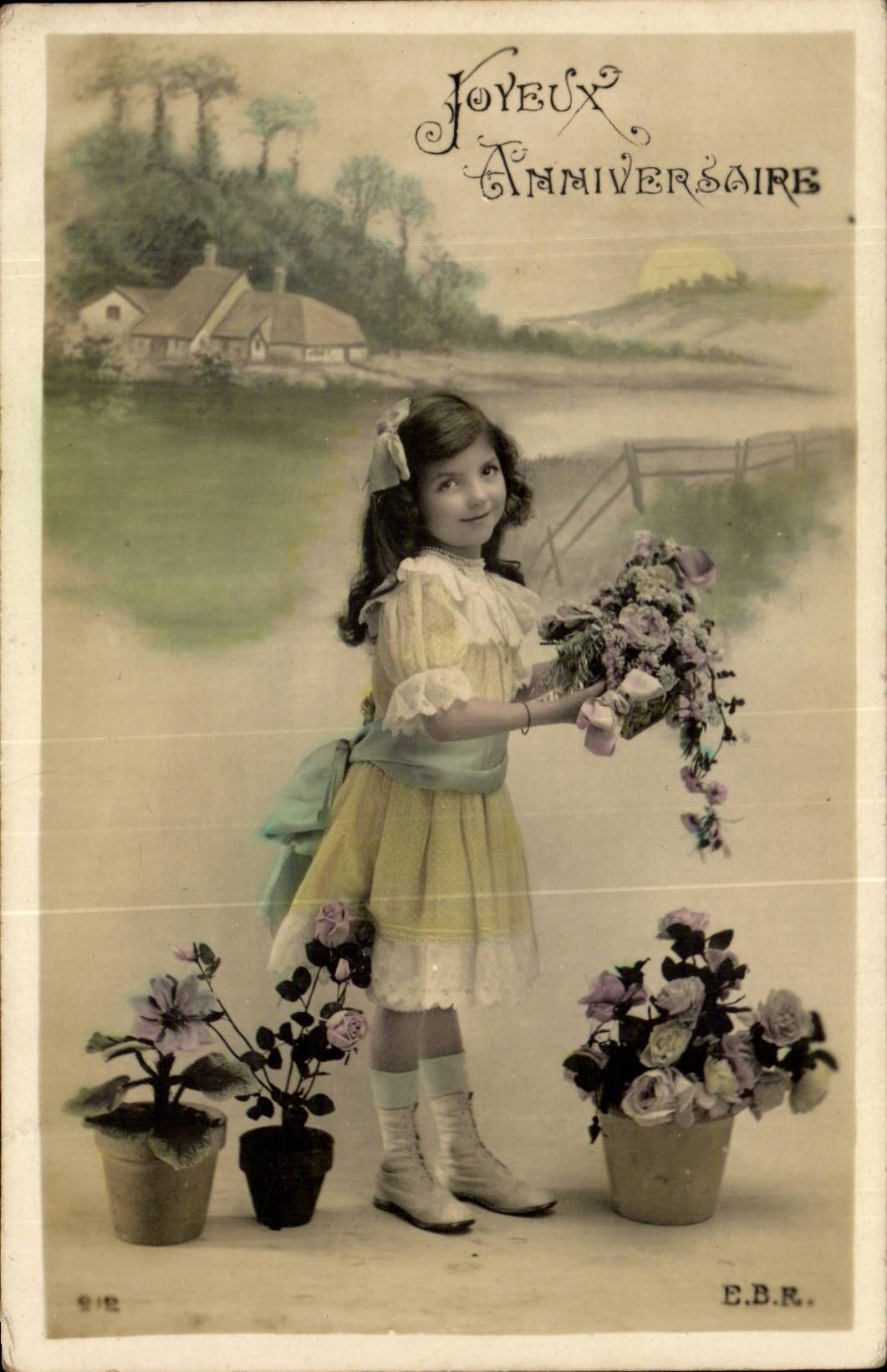 CPA Fantasy Happy Child birthday