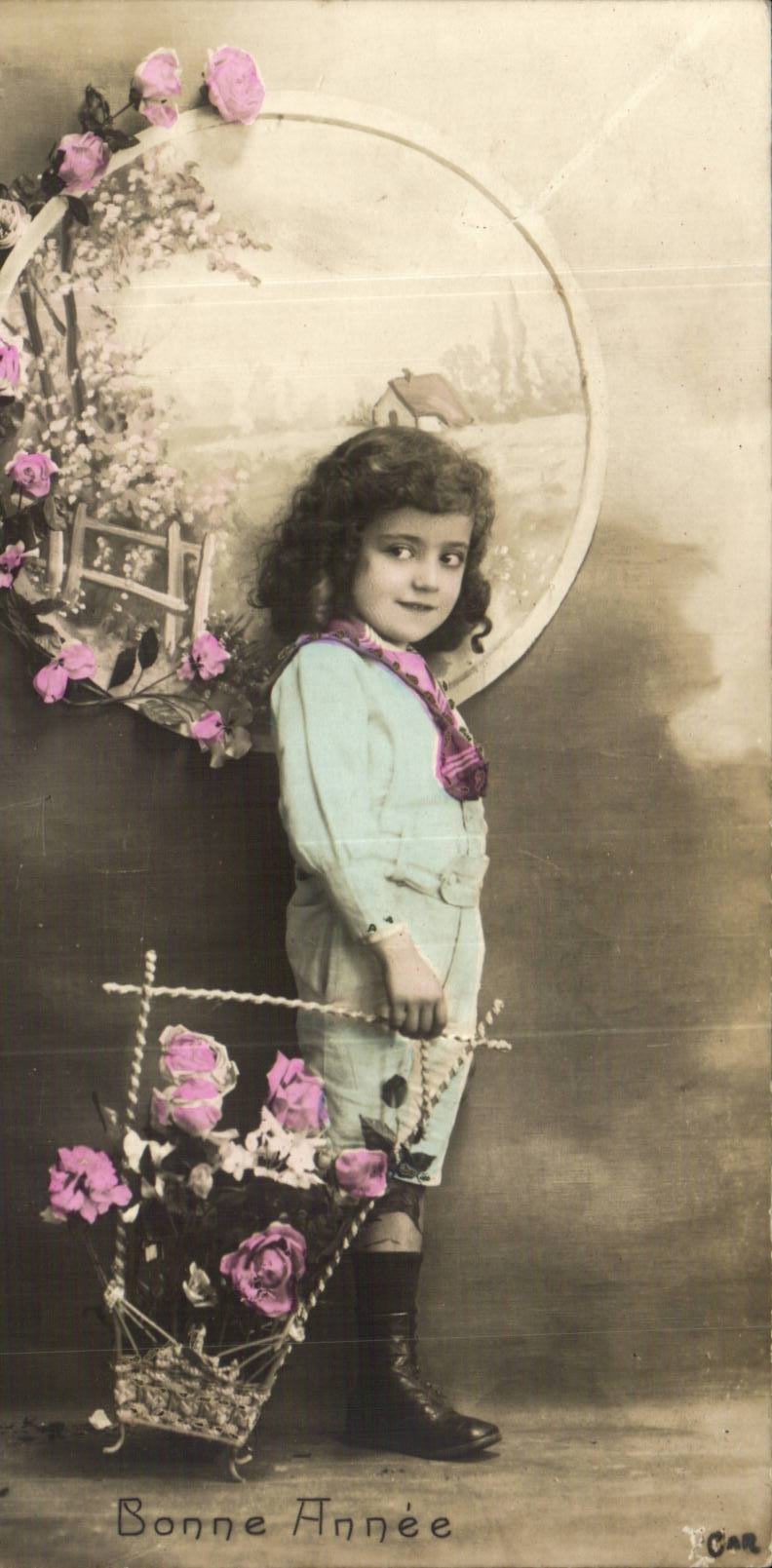 CPA Fantasy Child Happy New Year