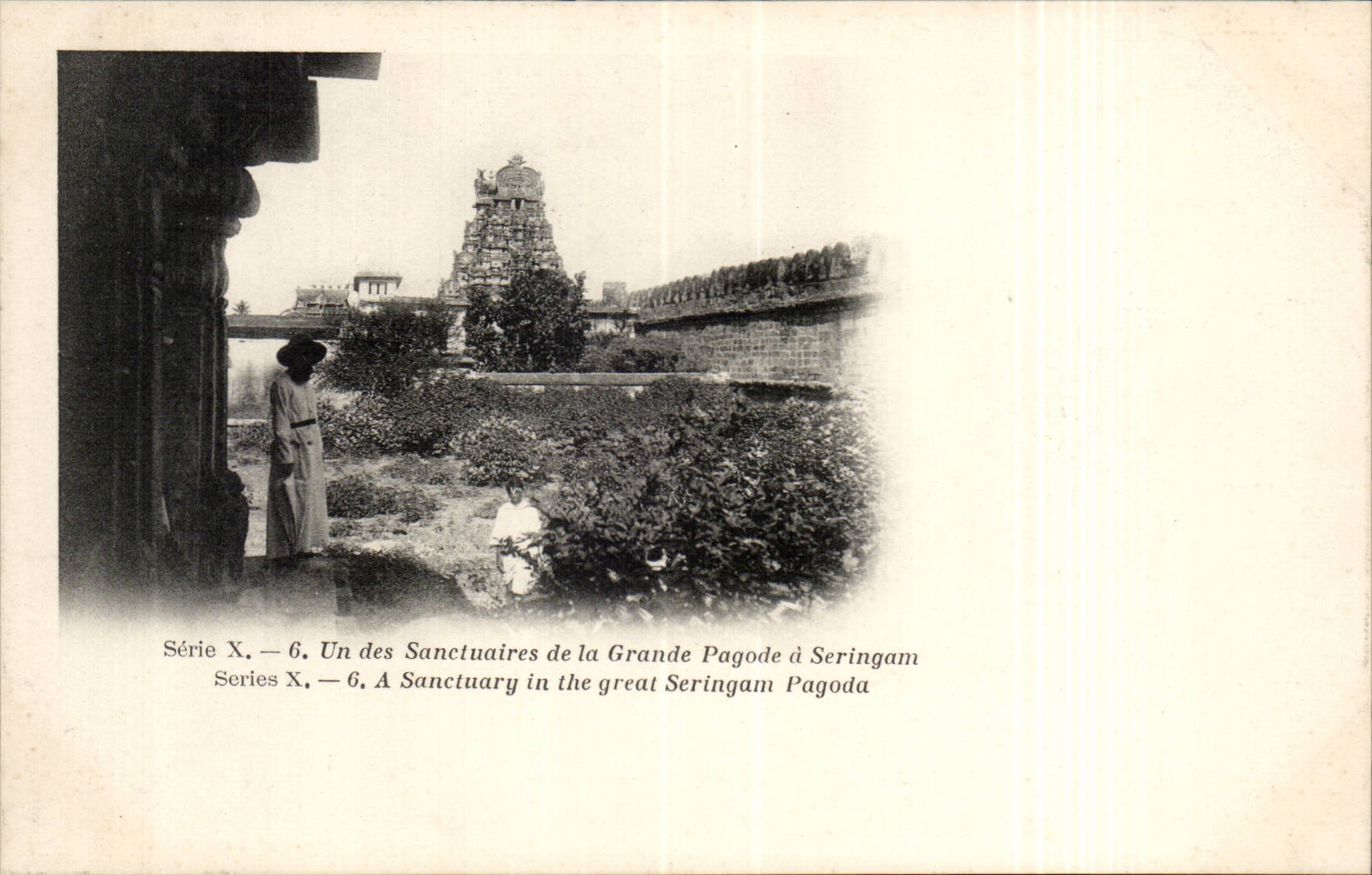 CPA Inde India Un des sanctuaires de la grande pagode a SEringam