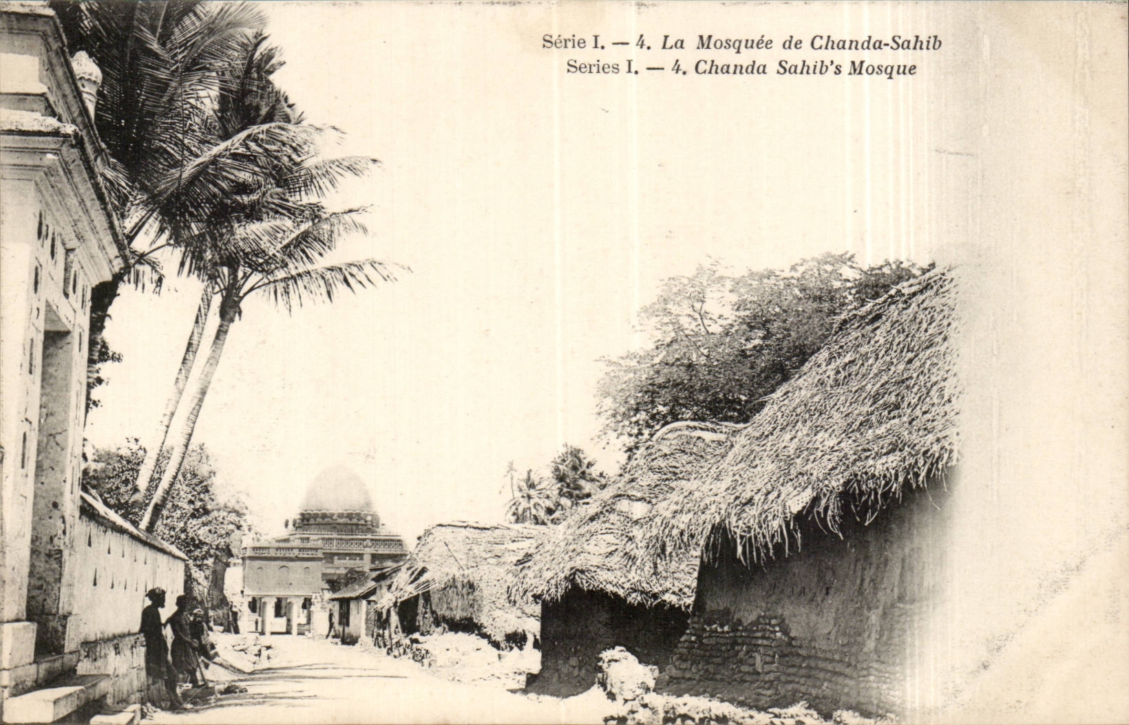 CPA Inde India la mosquee de Chanda Sahib