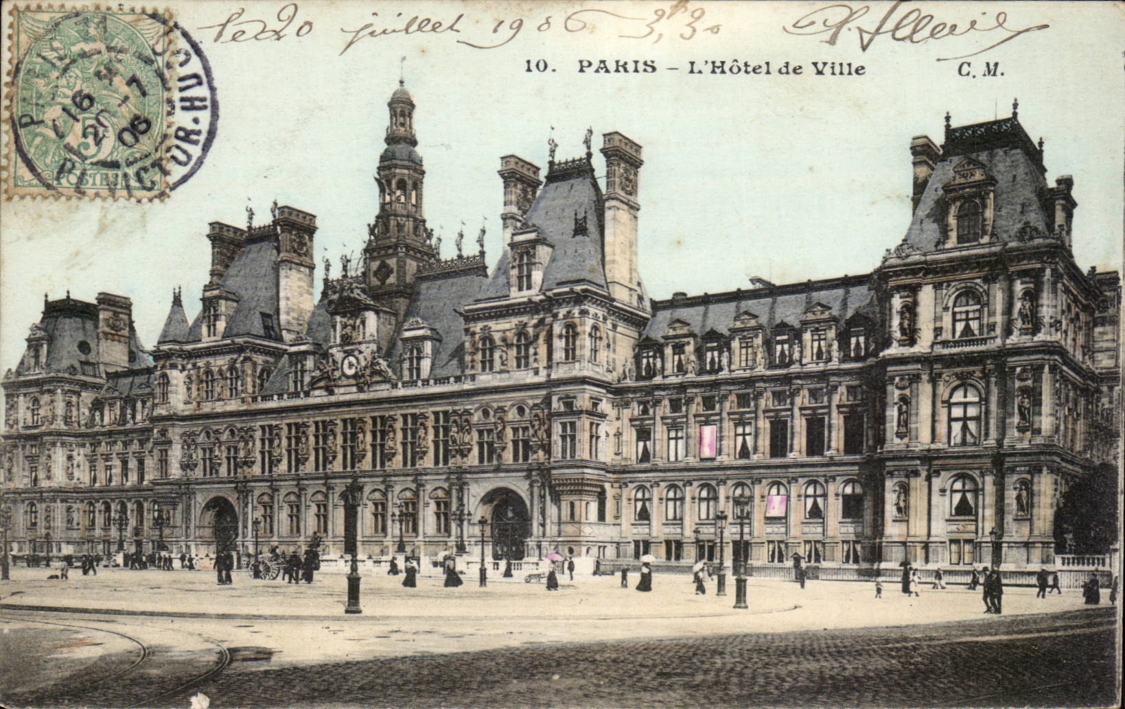 Paris CPa Hotel de ville