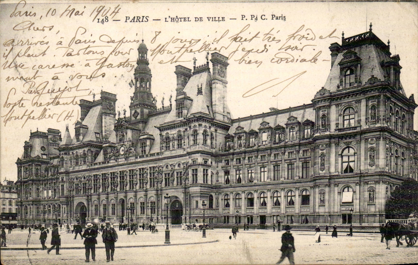 Paris CPA Hotel de ville