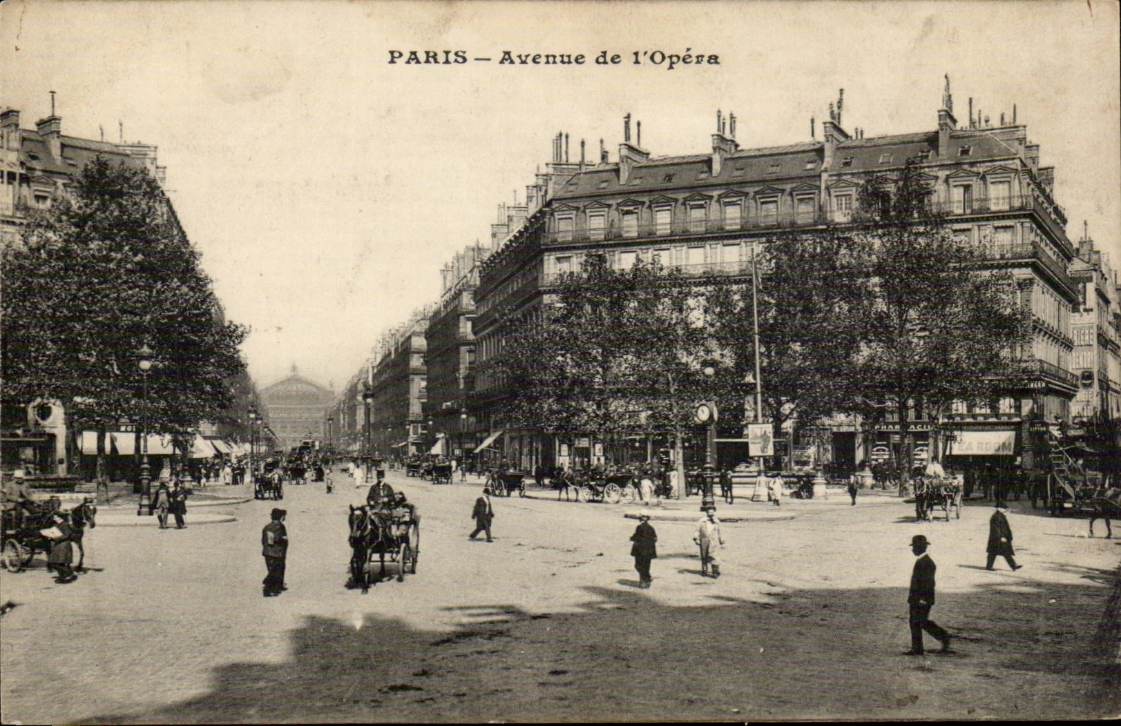 Paris CPA Avenue de l'opera
