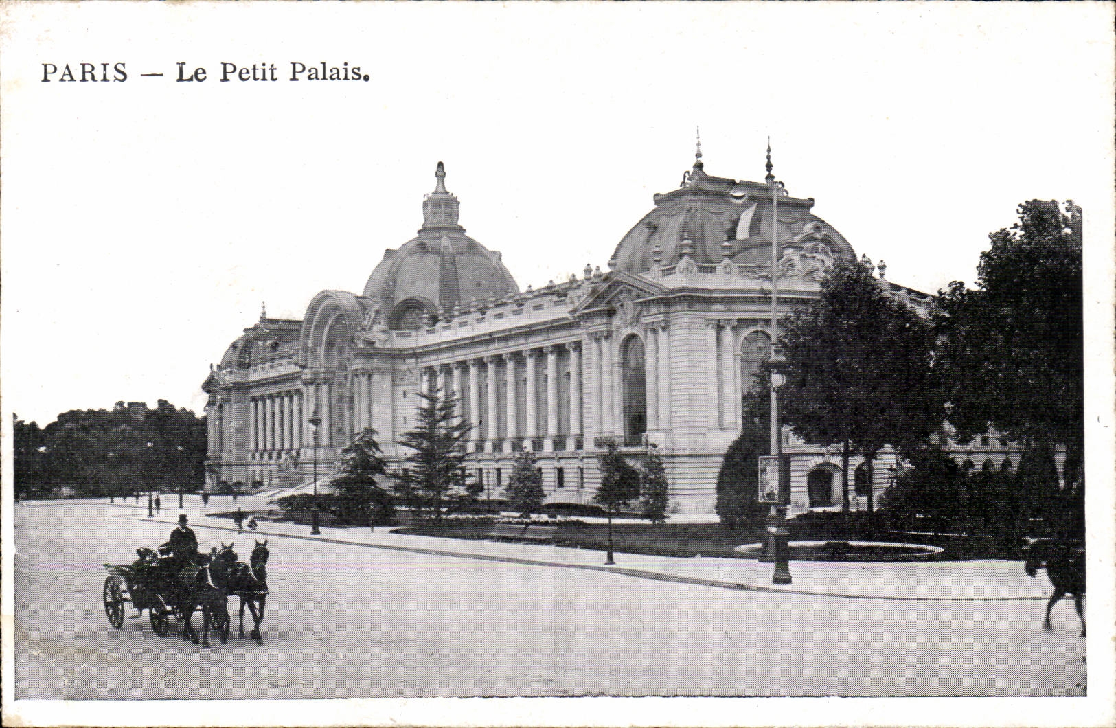 Paris CPA the small palace