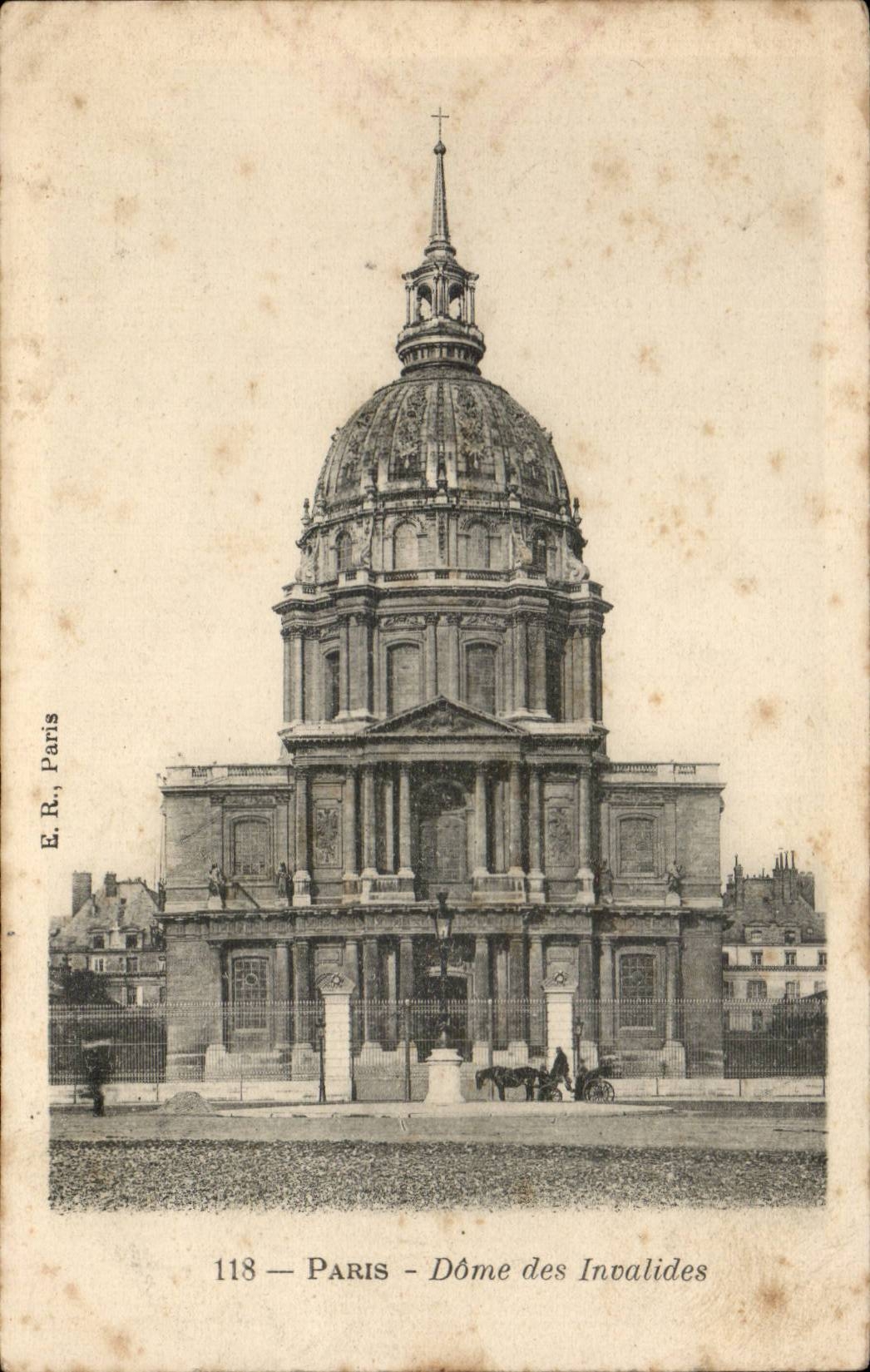 Paris CPA Dome of Invalides