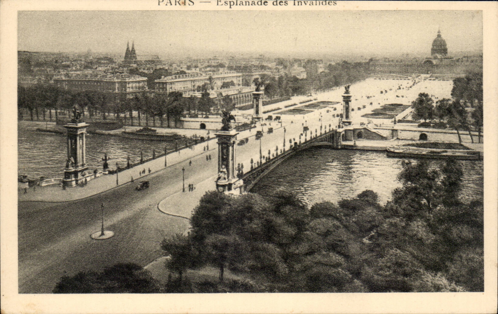 Paris CPA Esplanade of Invalides