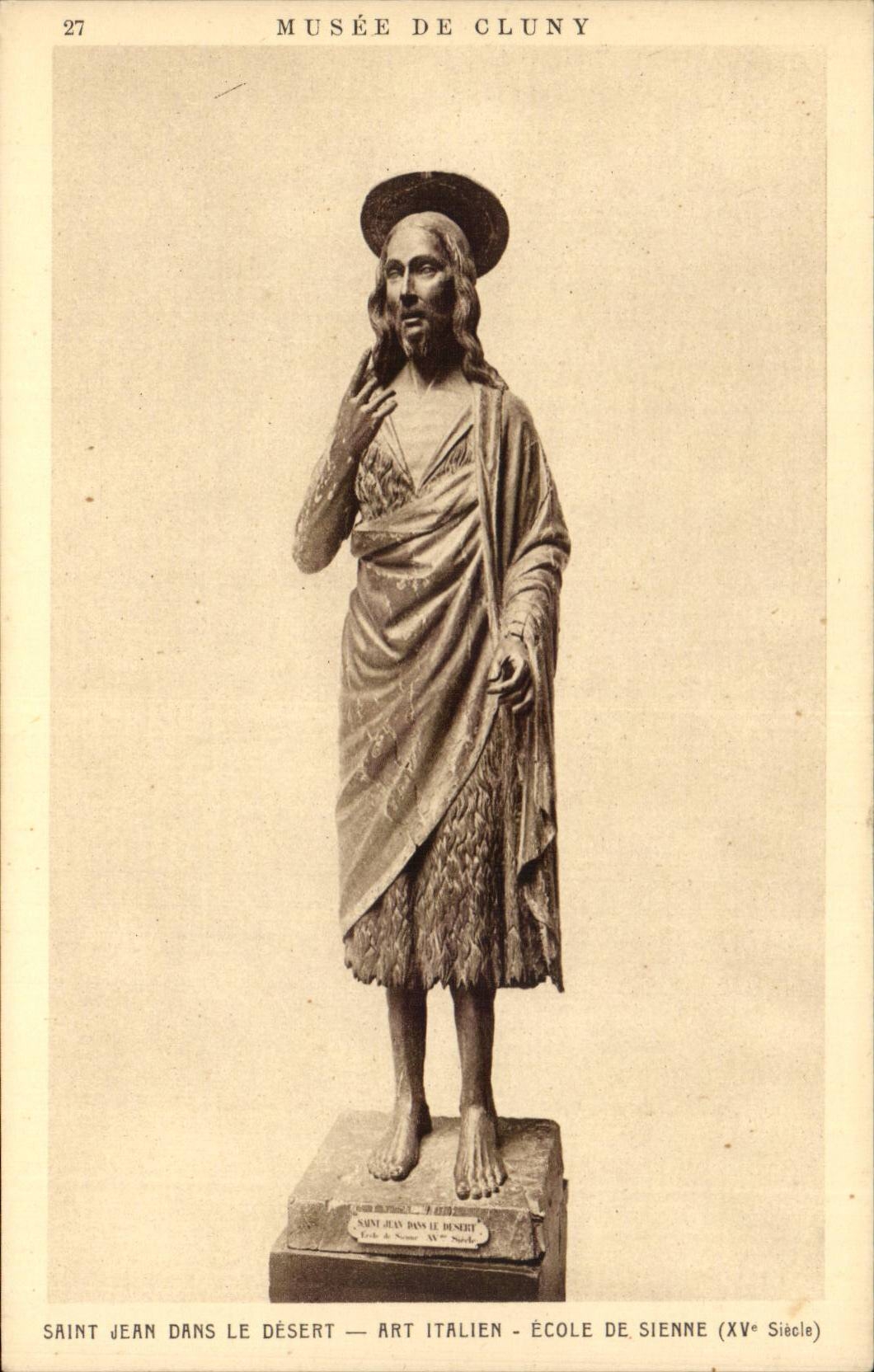 CPA Paris Museum von Cluny Saint Jean in der italienischen Kunstakademie der Wuste von seinem