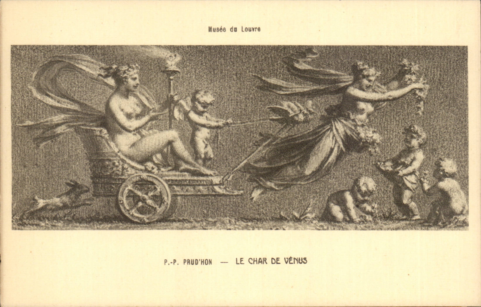 CPA Musee du Louvre Paris Prud'hon Le char de Venus