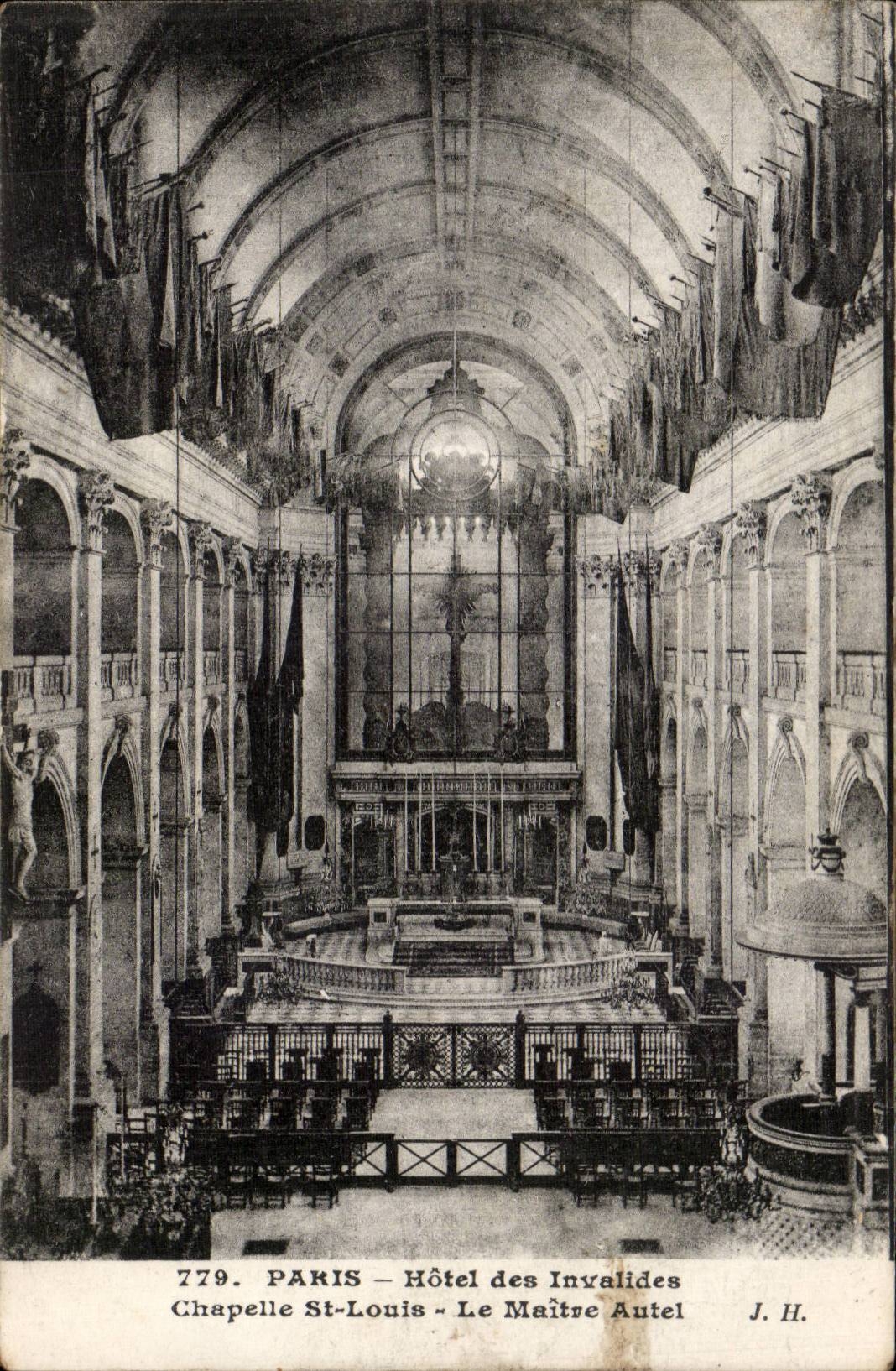 Paris CPA Hotel of Invalides the Vault St Louis the Master furnace bridge