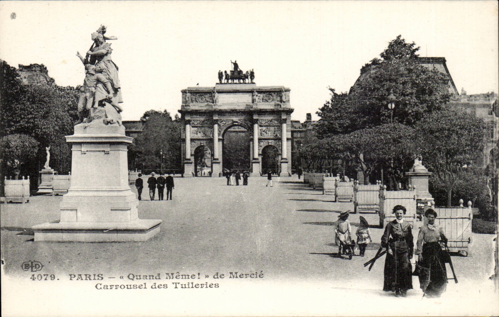 Paris CPA Quand meme de Mercie Carrousel des Tuileries