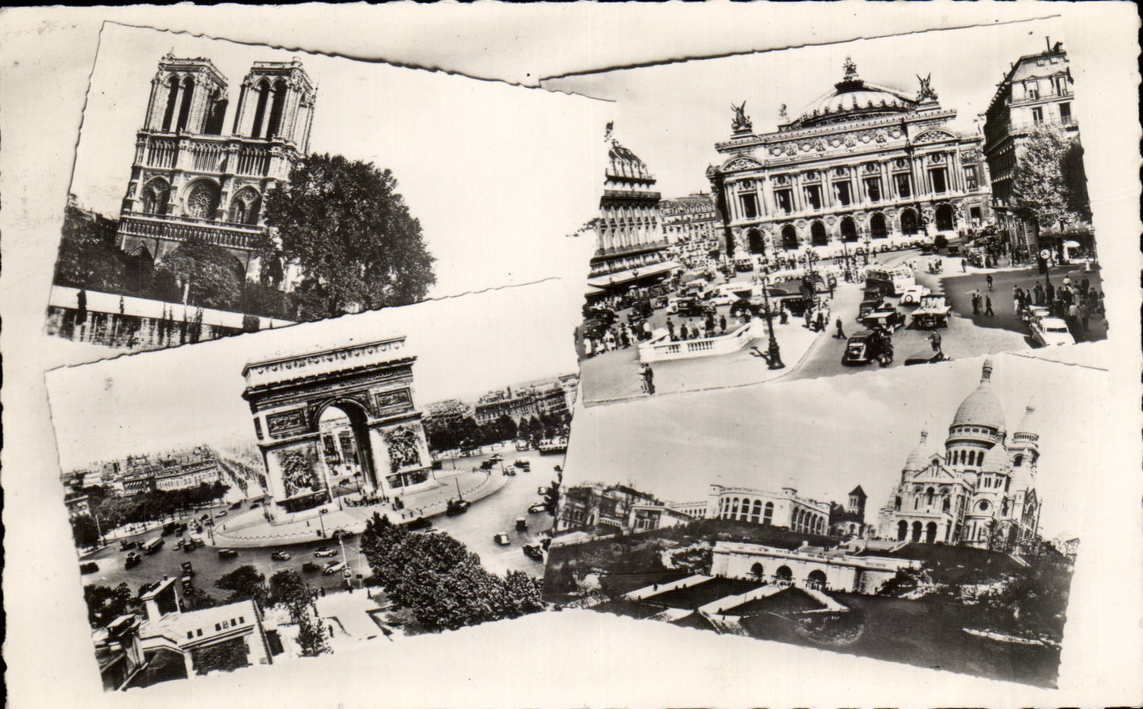 Paris CPA Notre Dame Opera Sacre Coeur Montmartre