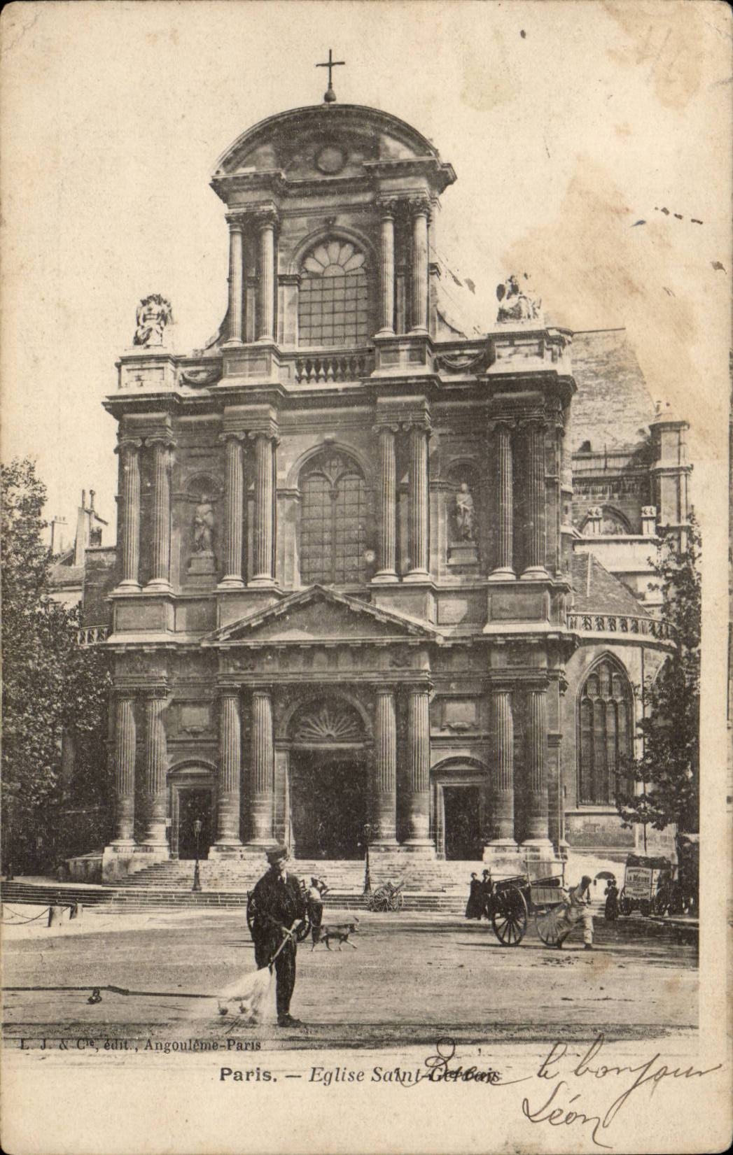 Paris CPA Eglise Saint Gervais