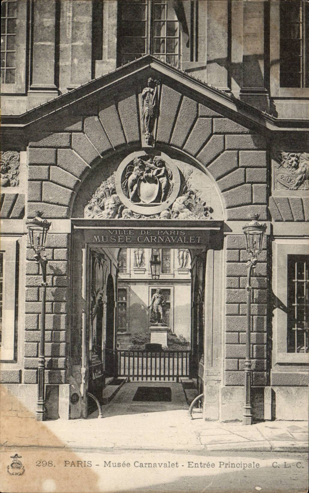 Museum Carnavalet Paris-CPA Haupteingang