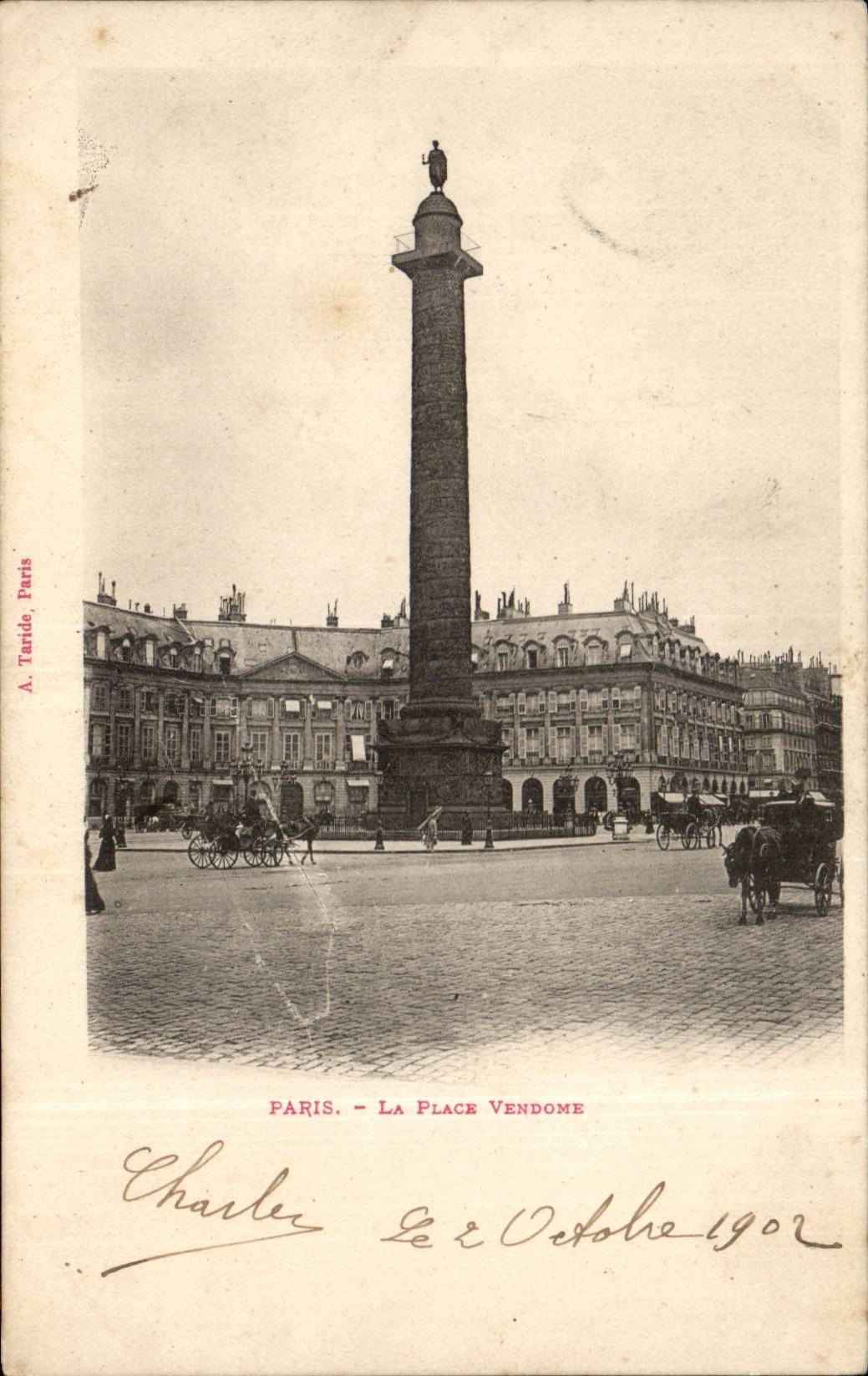 Paris CPA Places Vendome