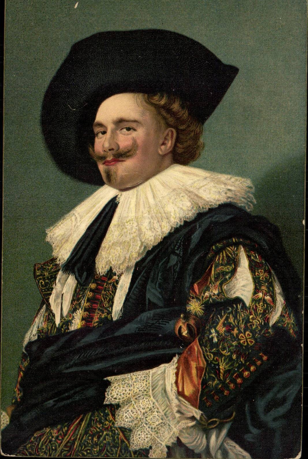 CPA Fantaisie Frans Hals The laughing cavalier 