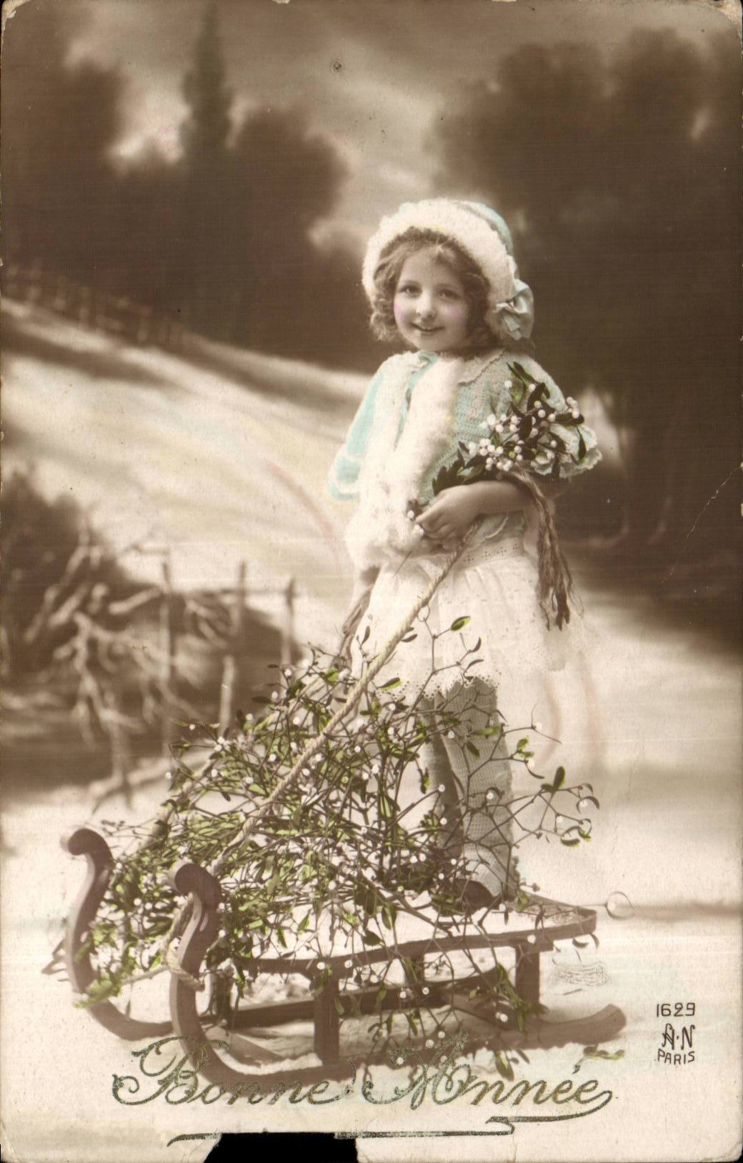 CPA Fantasy Child Happy New Year