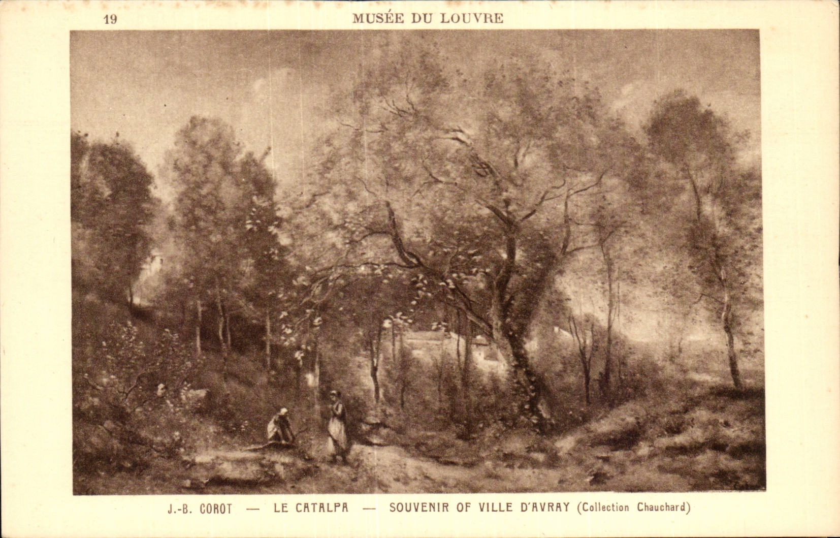 CPA Paris Musee du Louvre Corot La Catalpa 