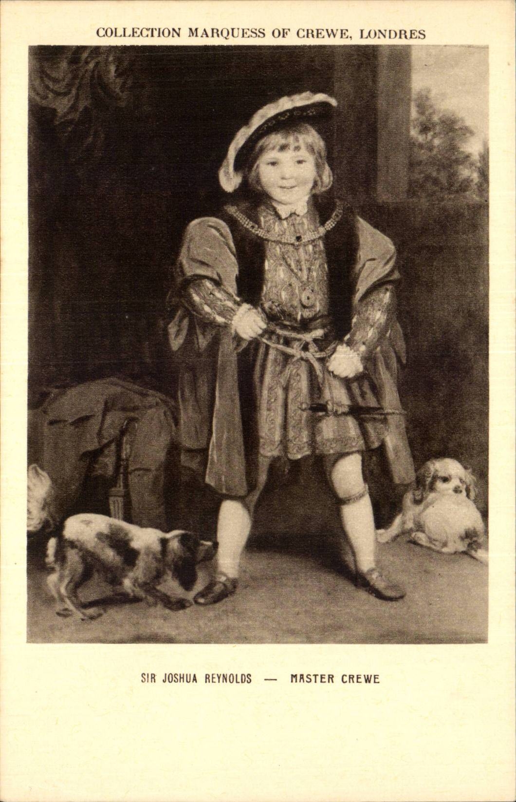 CPA Londres Collection of Marquess of Crewe Sir joshua Reynolds Master Crewe