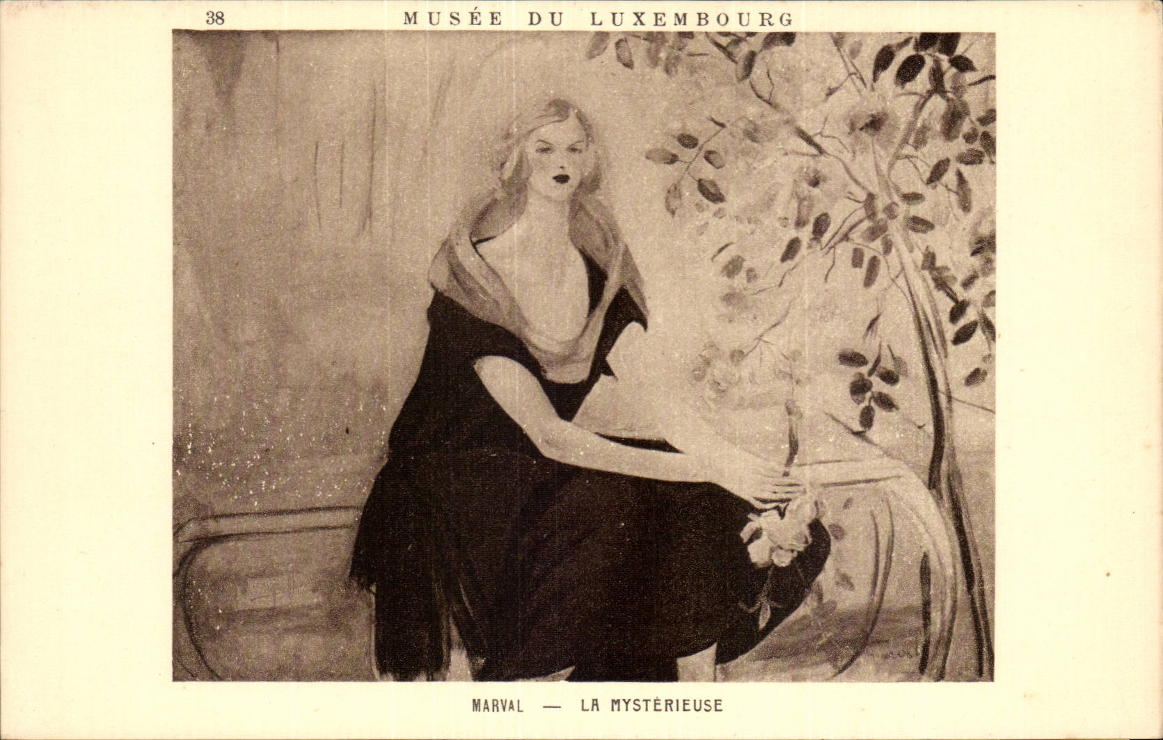 CPA Paris Musee du luxembourg Marval La mysterieuse
