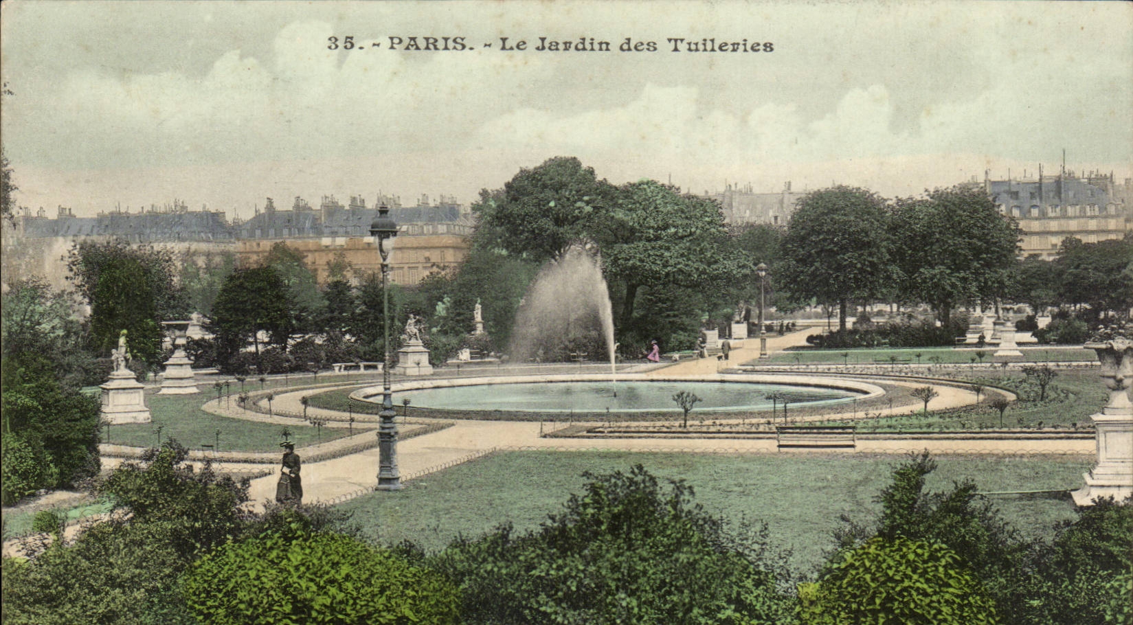 Paris CPA Jardin des Tuileries