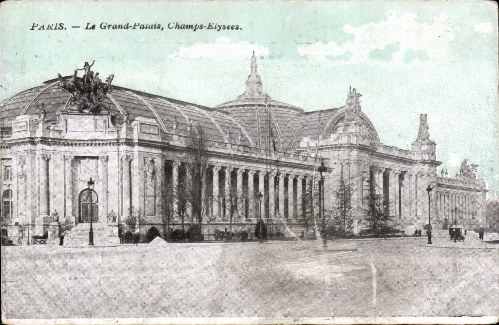 Paris CPA the Grand Palais Elysees fields