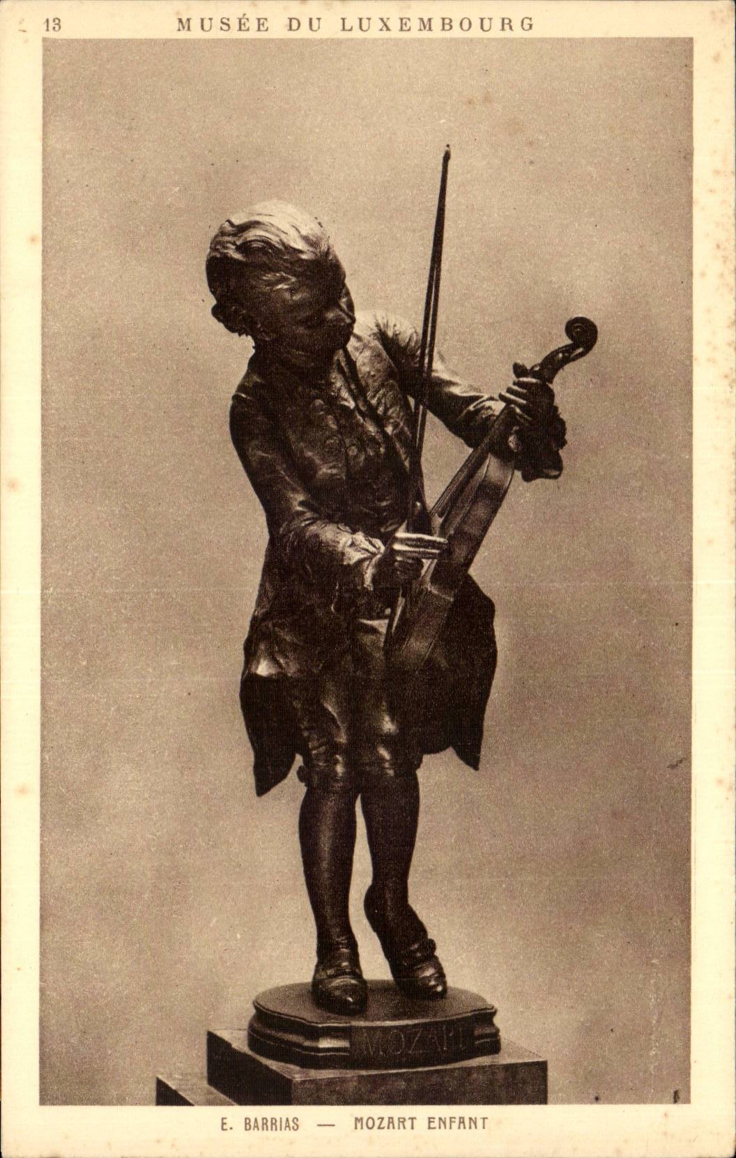 CPA Paris Museum Kindes des Luxemburg-Barbias Mozart