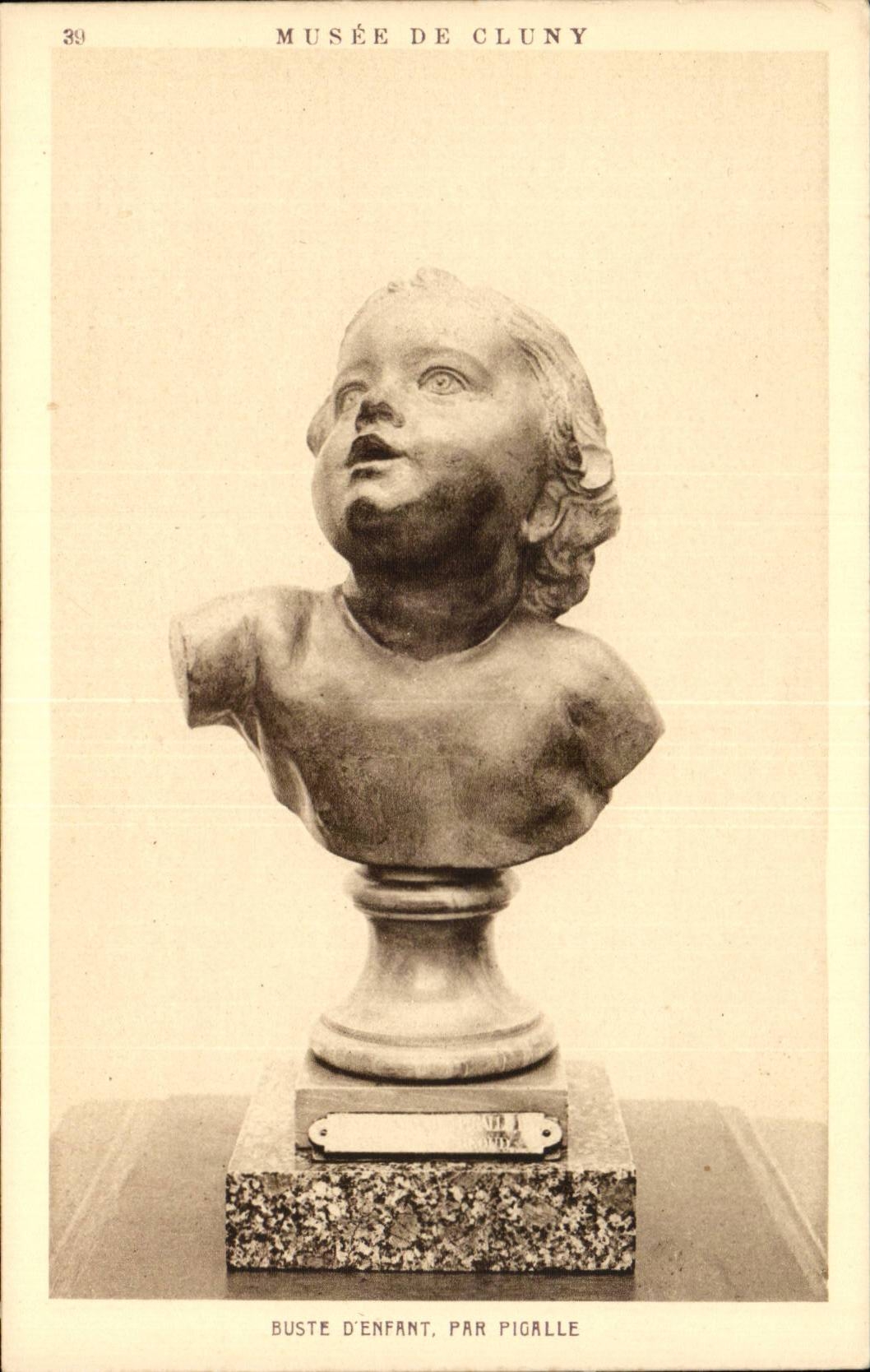 CPA Paris Museum des Cluny Fehlschlags des Kindes durch pigalle