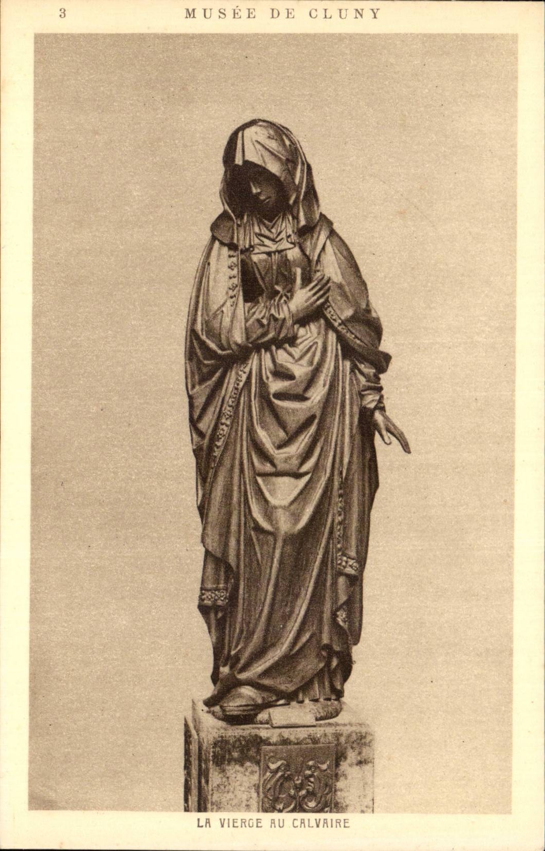 CPA Paris Museum von Cluny die Jungfrau zum Martyrium