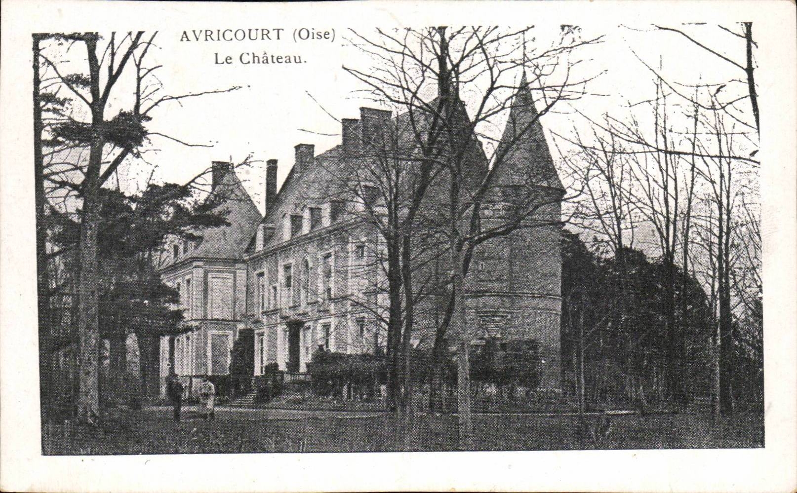 CPA Avricourt the castle