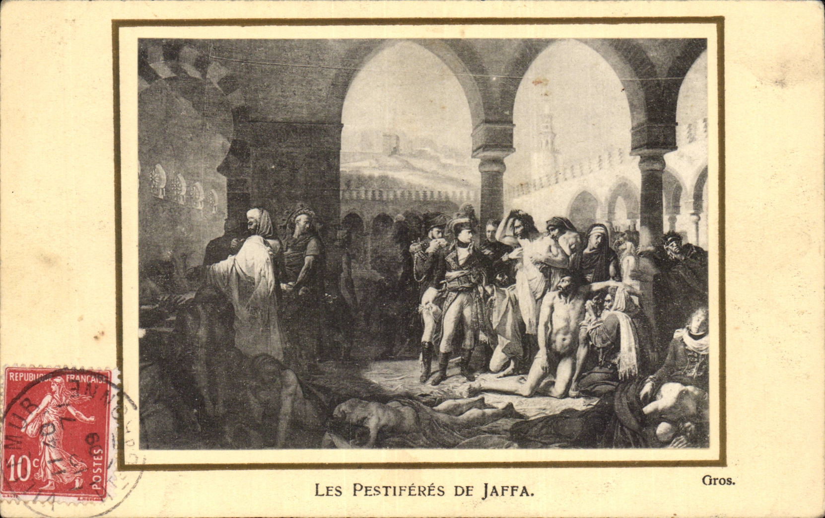 CPA Les pestiferes de Jaffa Napoleon