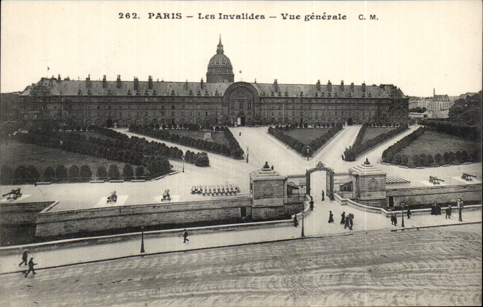 Paris CPA Invalides View
