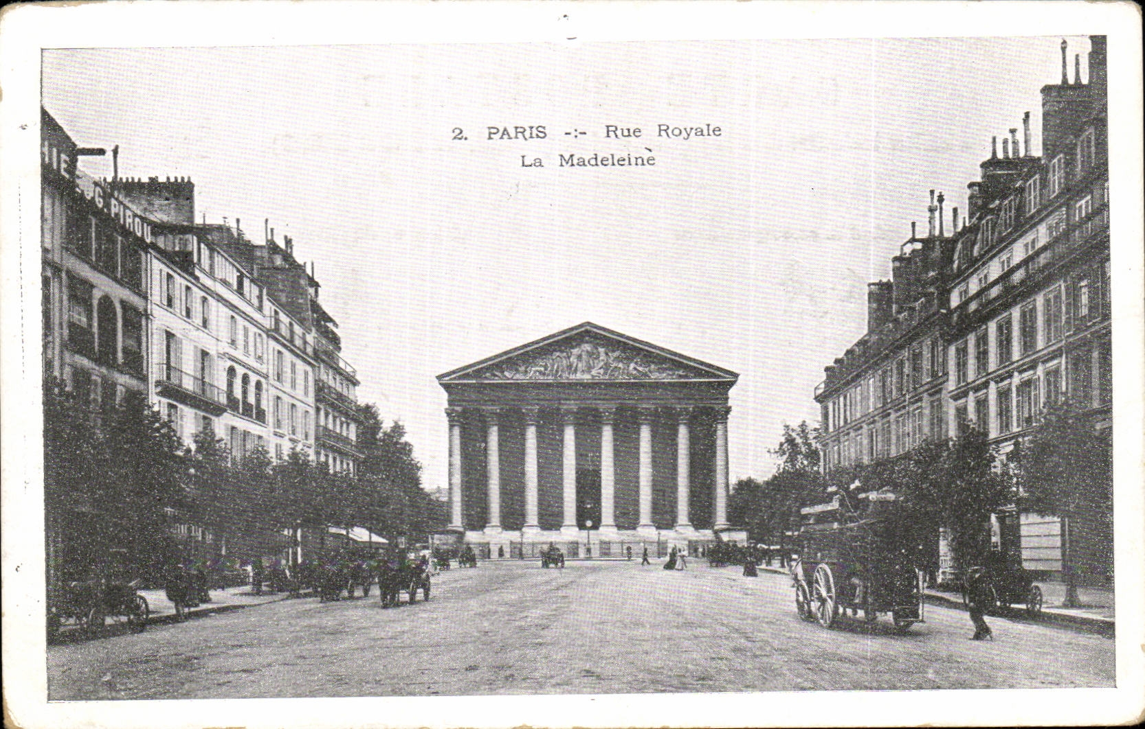 Paris CPA Royal Street the madeleine