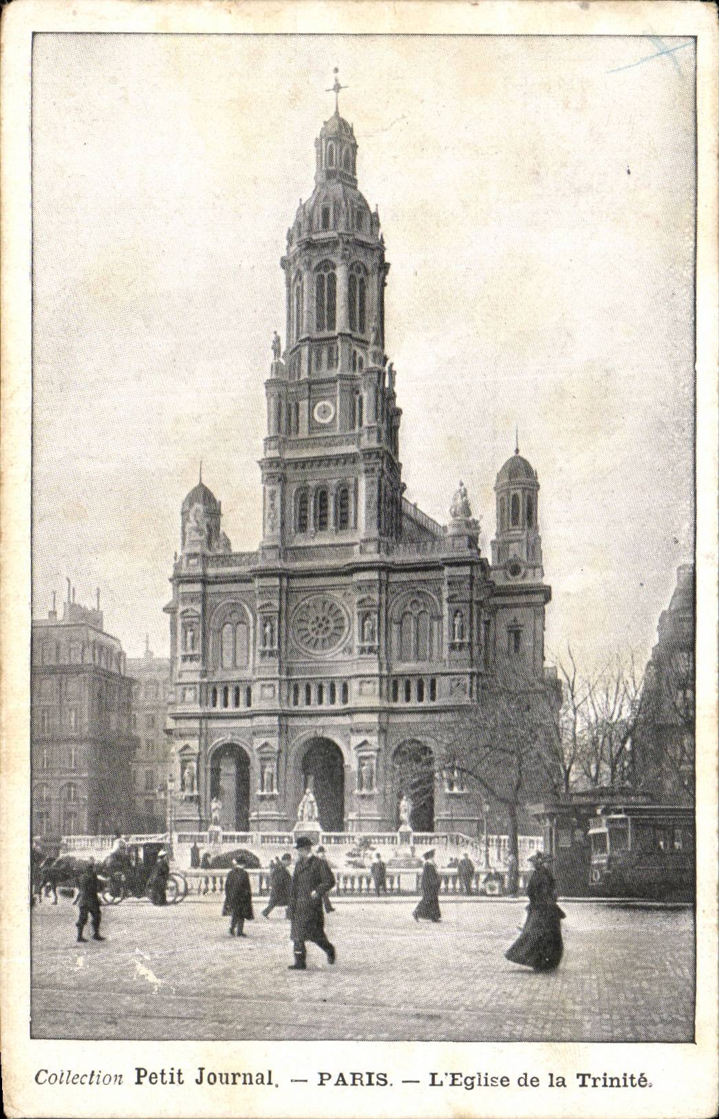 CPA Paris Church of the Trinity