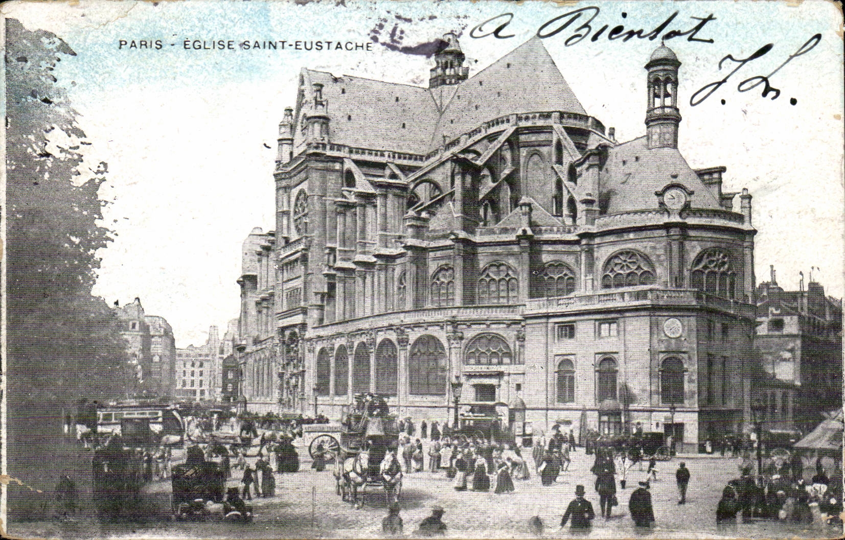 Paris CPA Eglise Saint Eustache