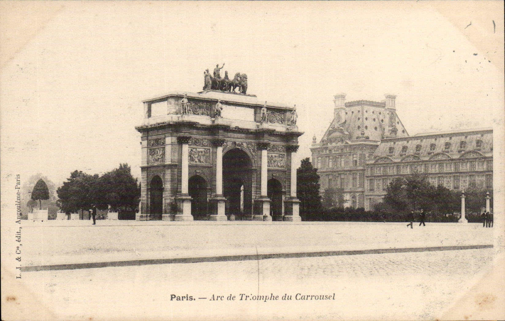 Paris CPA Arc de triomphe du Carrousel