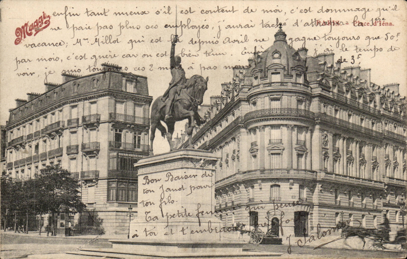 Paris CPA Place d'iena