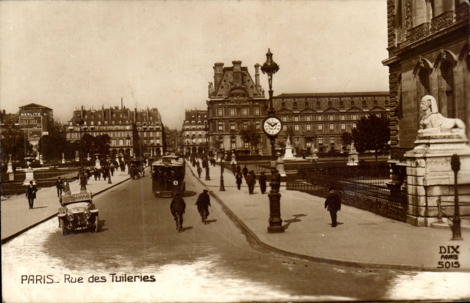 Paris CPA Rue des Tuileries