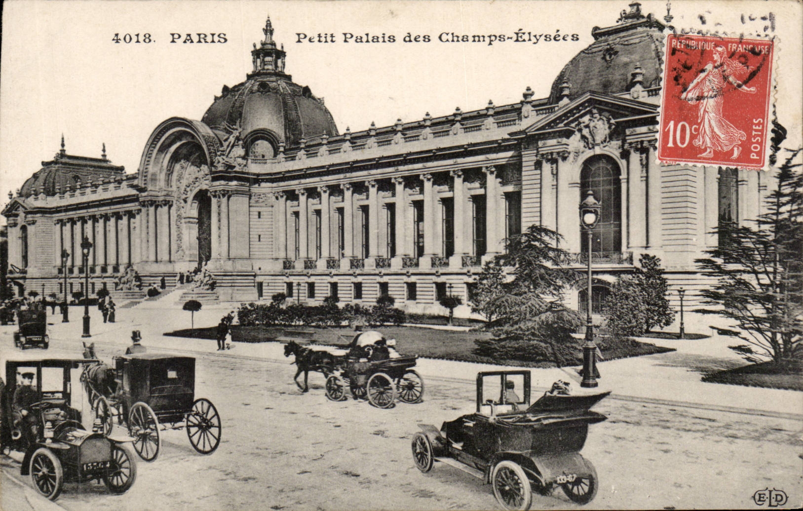 Paris CPA Petit Palais of the Fields elysees