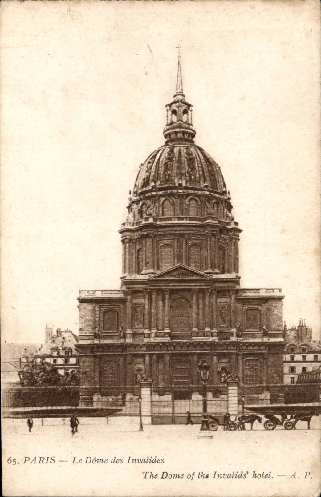 Paris CPA Dome of Invalides