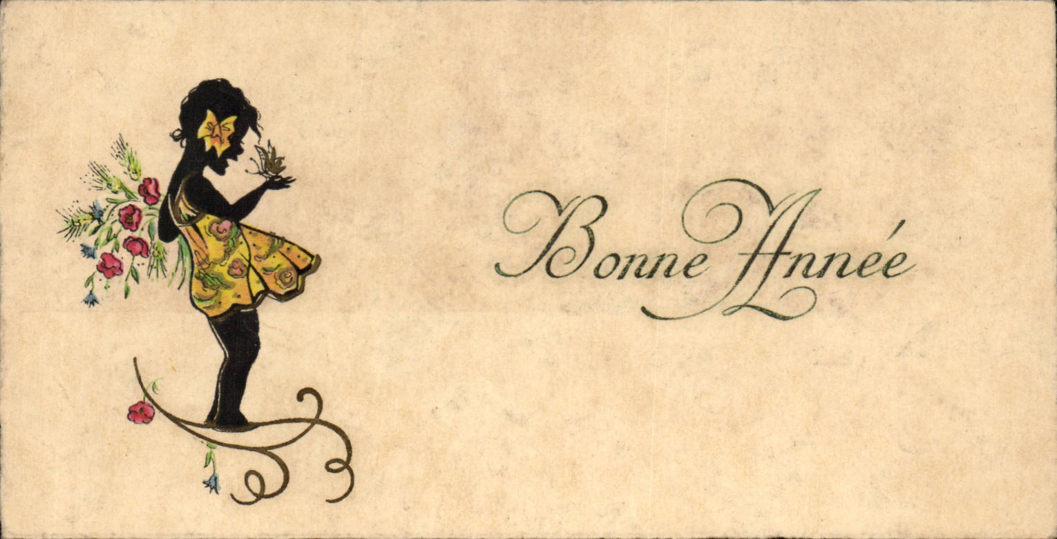 CPA Fantasy Child Happy New Year decorative Arts