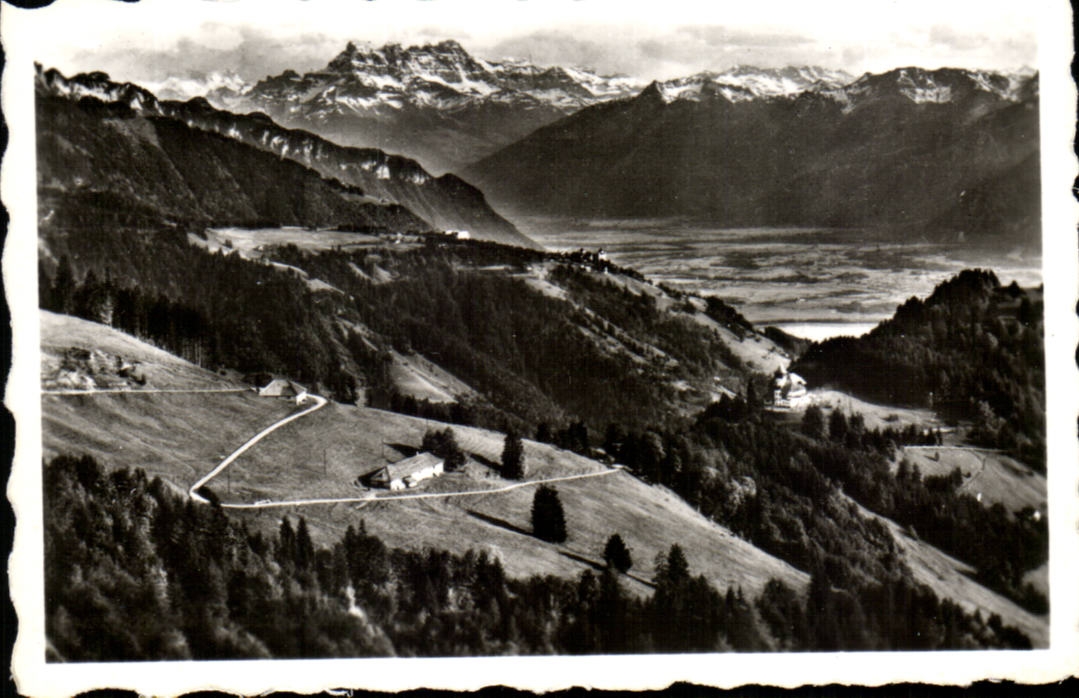 MODERN CARD Sonloup and the road the orgevaux one