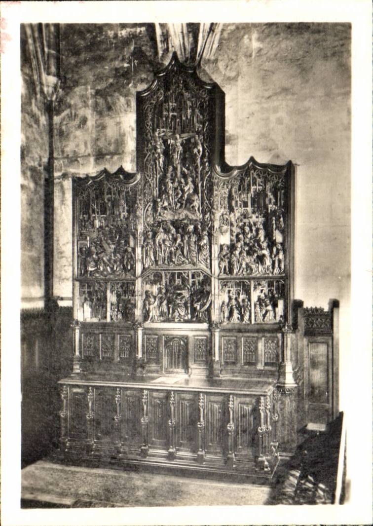 Paris CPA Eglise st Germain de l'auxerrois Retable