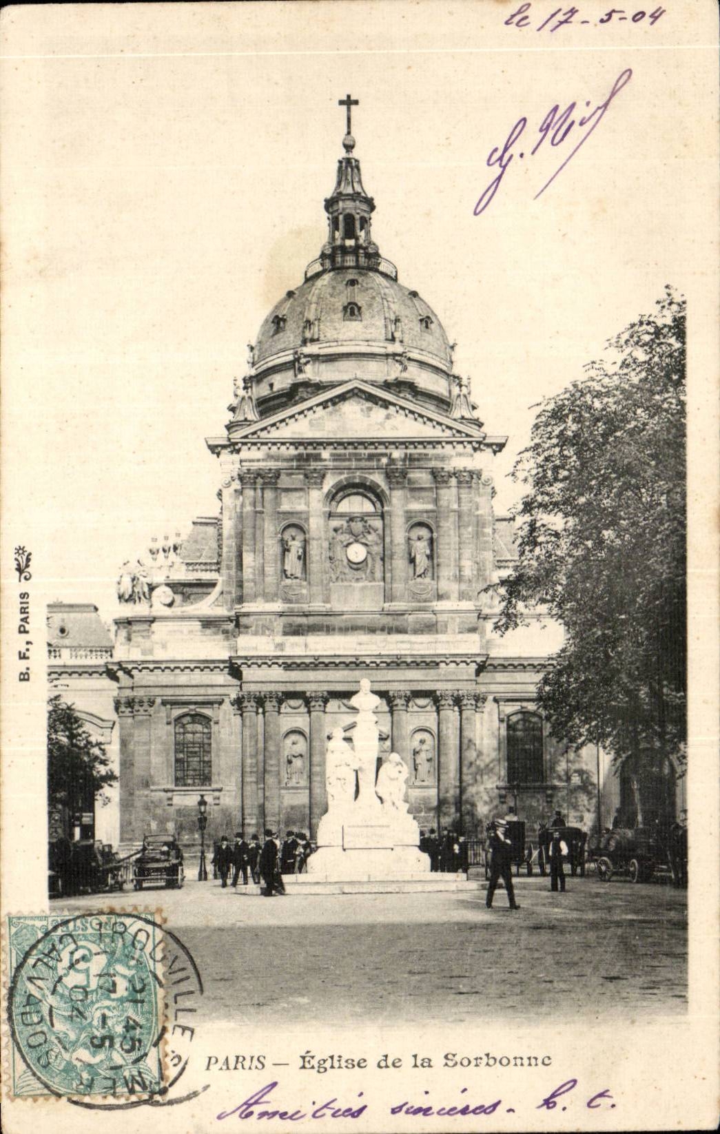 CPA Paris Church of the Sorbonne