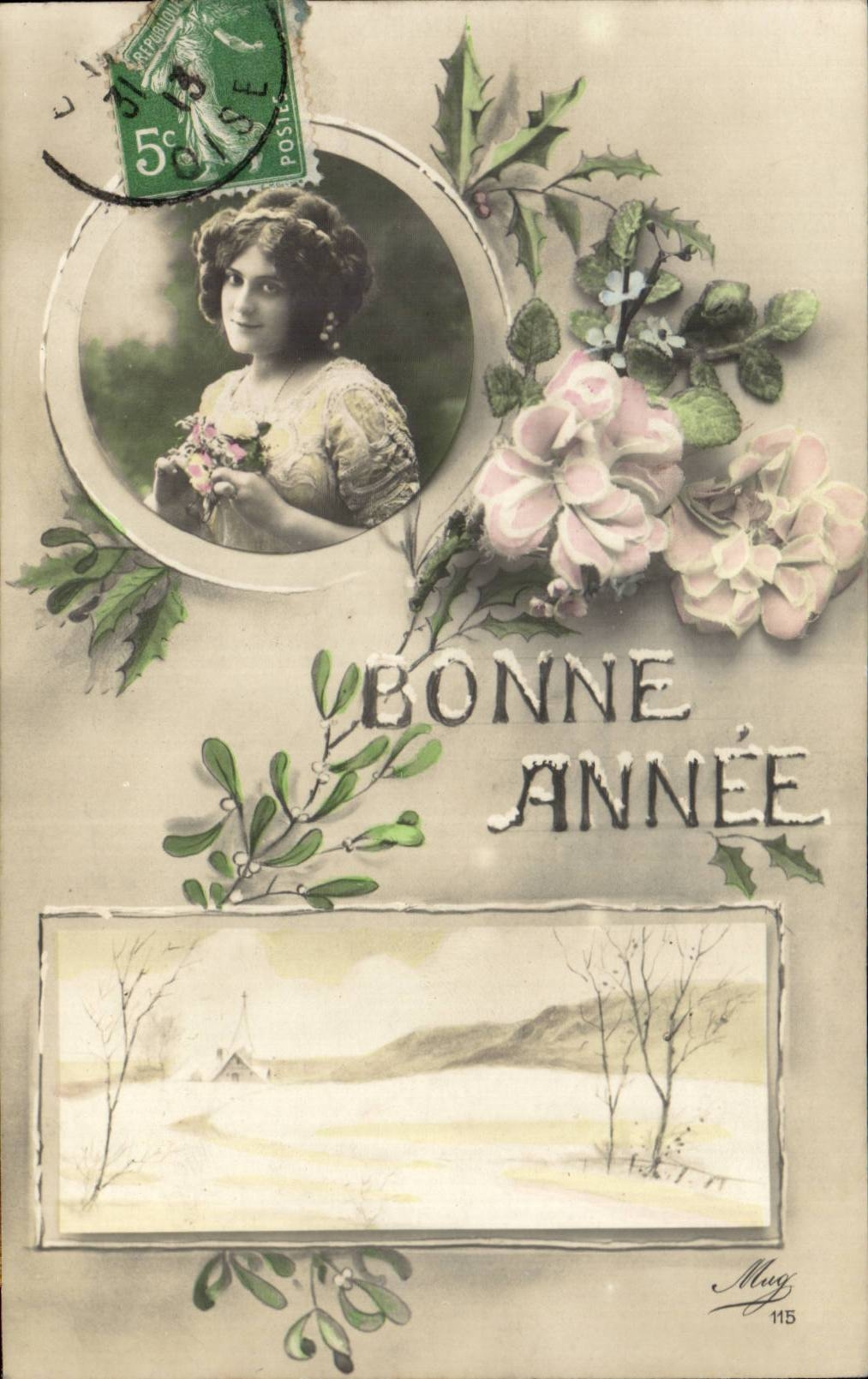 CPA Fantasy Woman Happy New Year