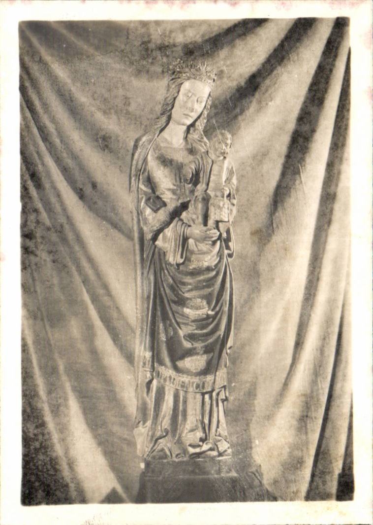 CPA Eglise Saint Germain l'auxerrois Vierge a l'oiseau