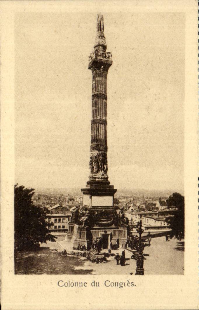 CPA Brussels Column of congers