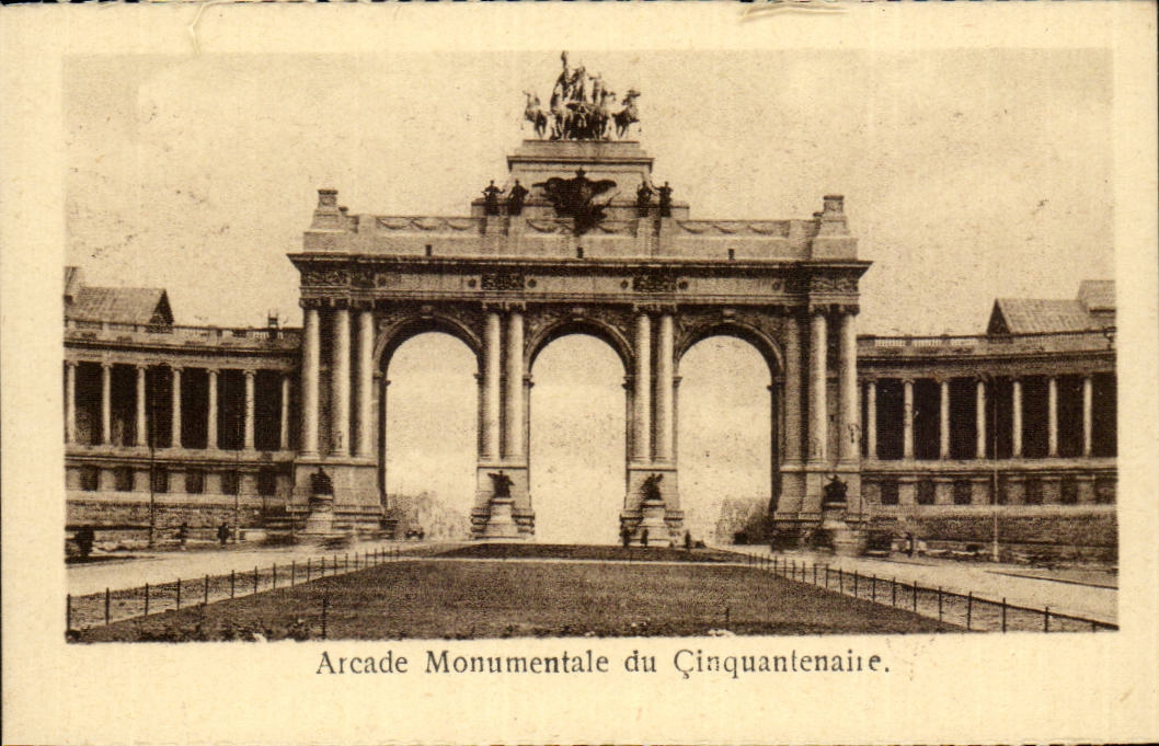 CPA Brussels monumental Arcade of the fiftieth anniversary
